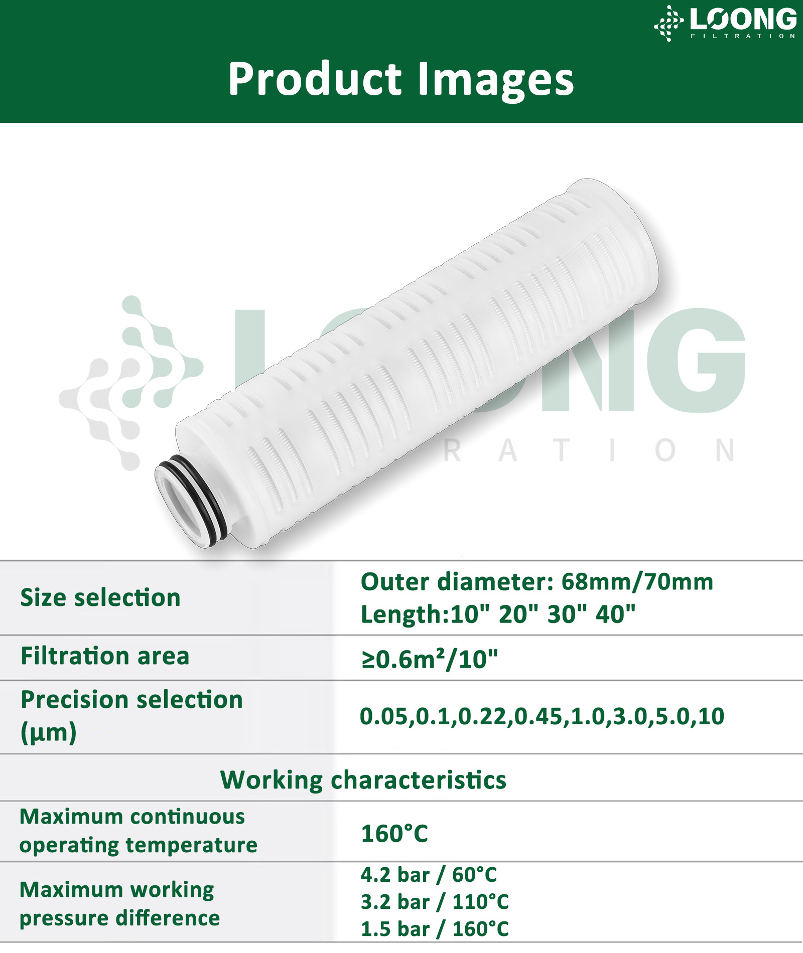 All-Teflon PTFE Filter Cartridge (2)