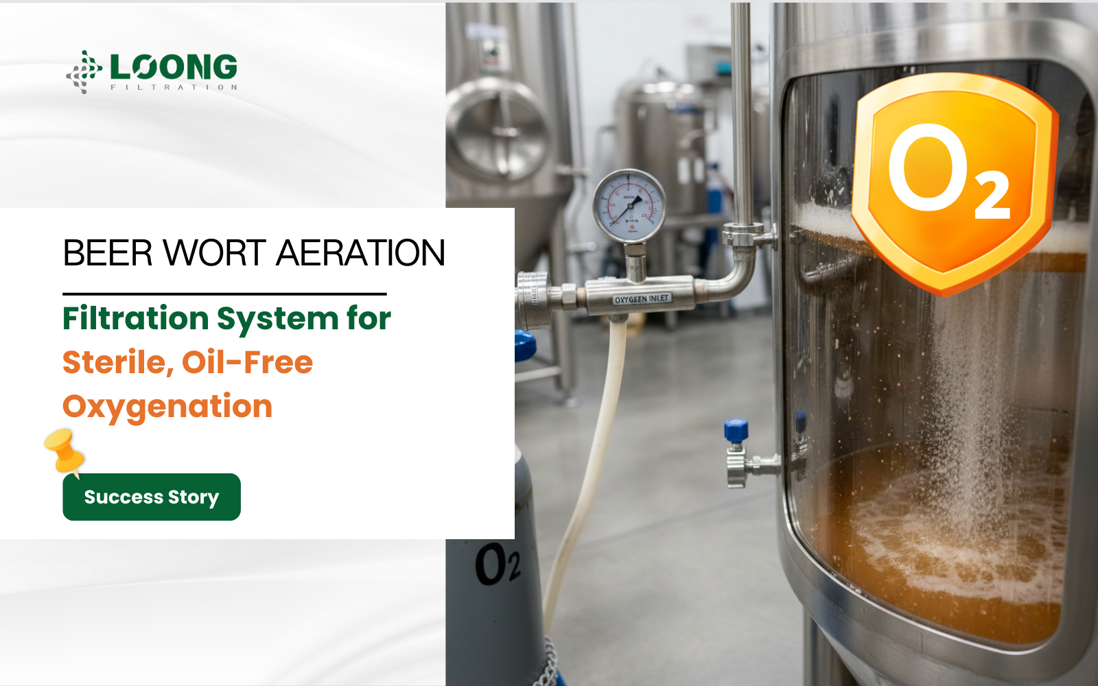 Beer Wort Aeration| How to assure the Sterile, Oil-Free Oxygenation for craft beer