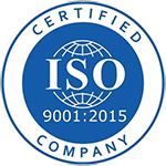 ISO 9001:2015 certified company for high performance fluid gas filtration systems