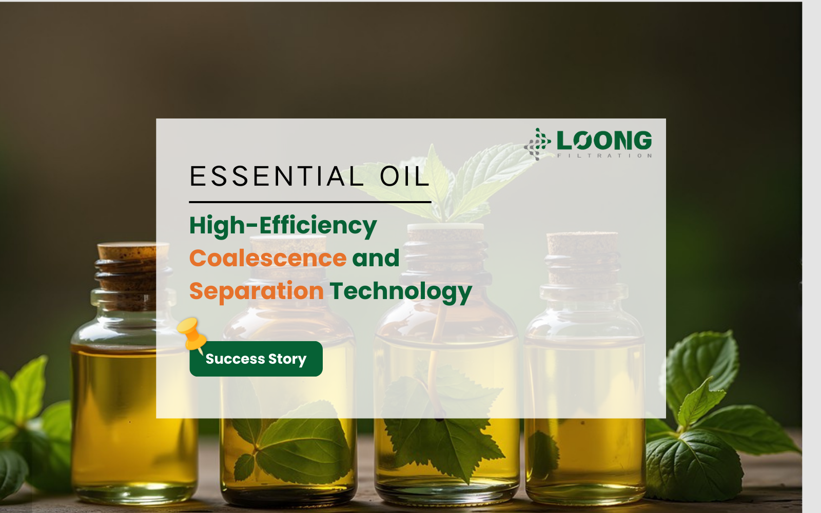 Essential Oil | How to Achieve Essential Oil Purification with Coalescence and Separation Technology