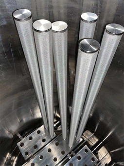 Metal filter cartridges for high-performance filtration