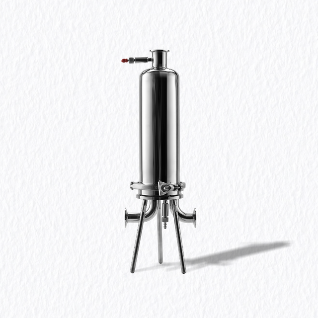 Industrial Stainless Steel Liquid Filter Housing Full View - Loong Filtration