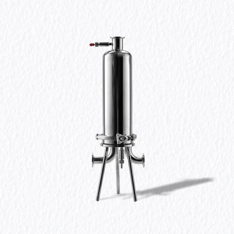 Industrial Stainless Steel Liquid Filter Housing Full View - Loong Filtration