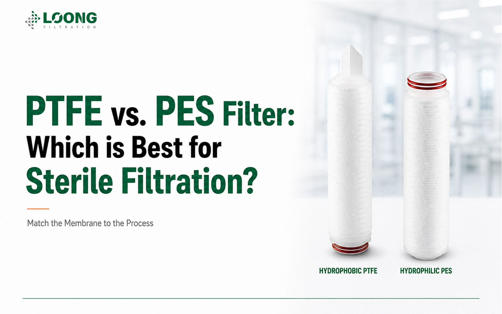 Filtro PTFE vs. PES: Qual &eacute; o melhor para filtragem est&eacute;ril?